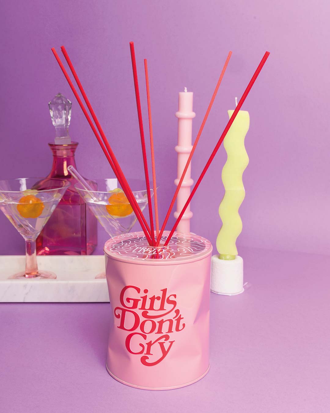 Profumatore - " Girls Don't Cry " Rosa / Rosso