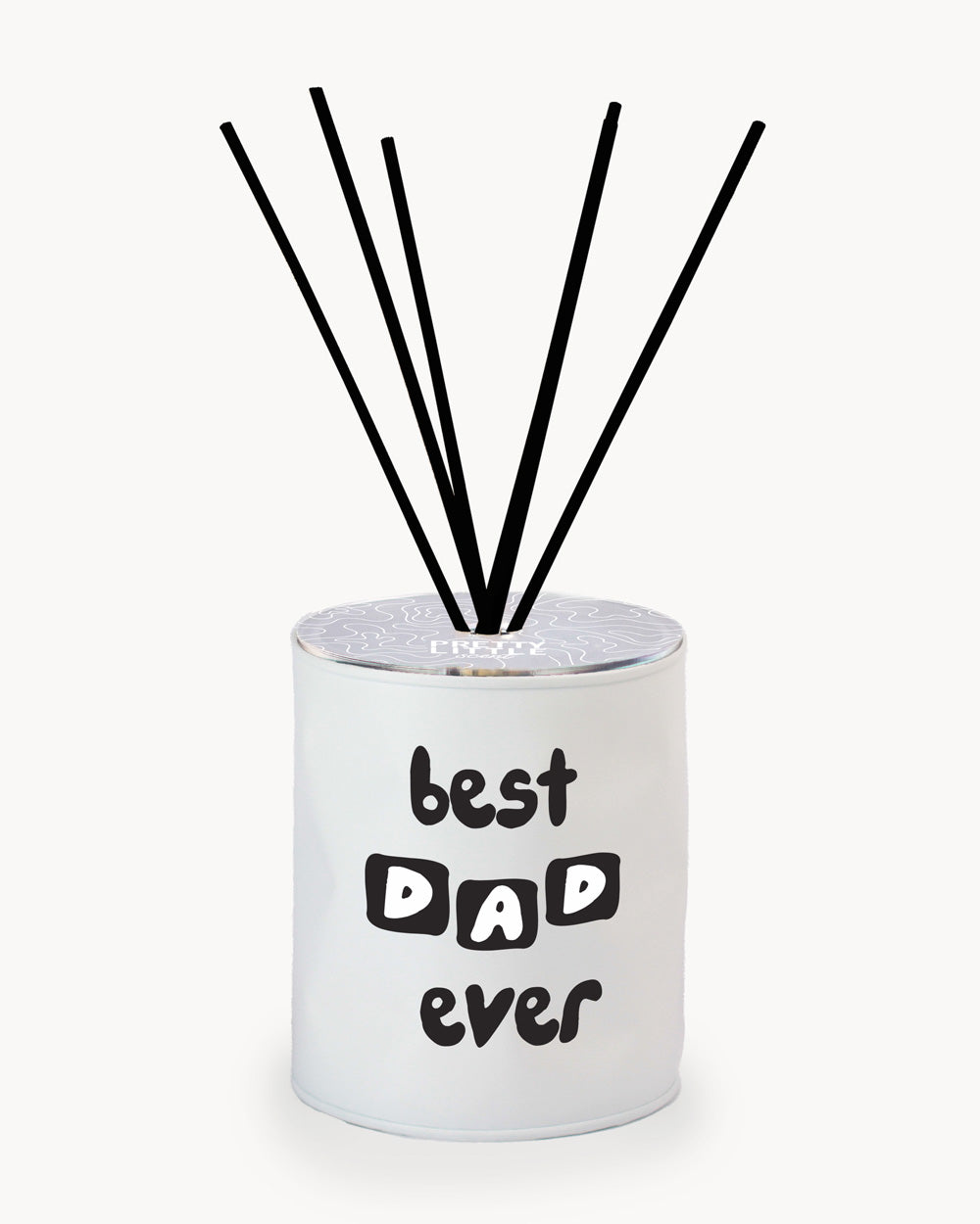 Profumatore - Best Dad Ever - Bianco / Nero