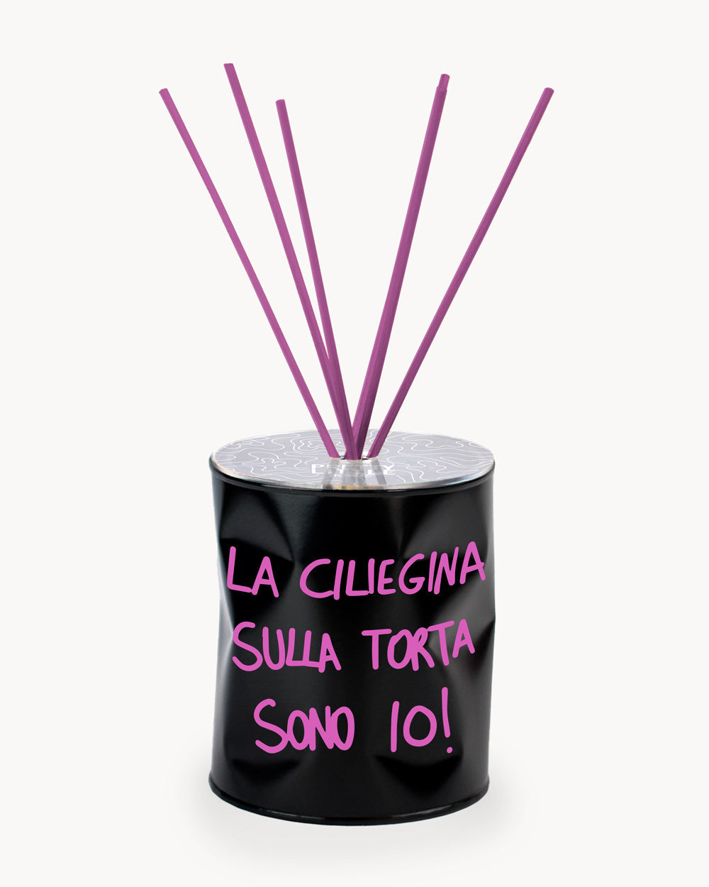 Profumatore - "La Ciliegina Sulla Torta Sono Io" - Nero / Magenta