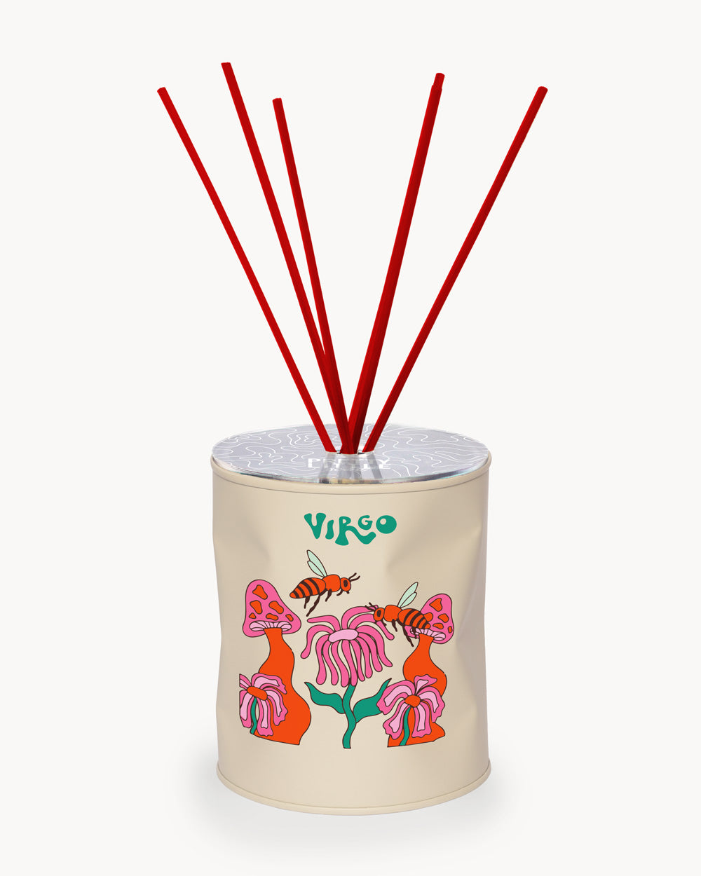 Profumatore - "Vergine" - Beige / Rosso