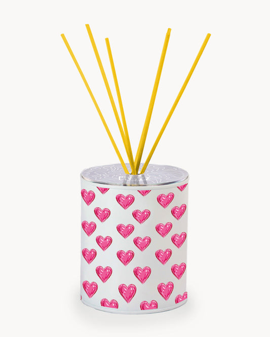 Profumatore - All Over “Cuori 3D” - Bianco