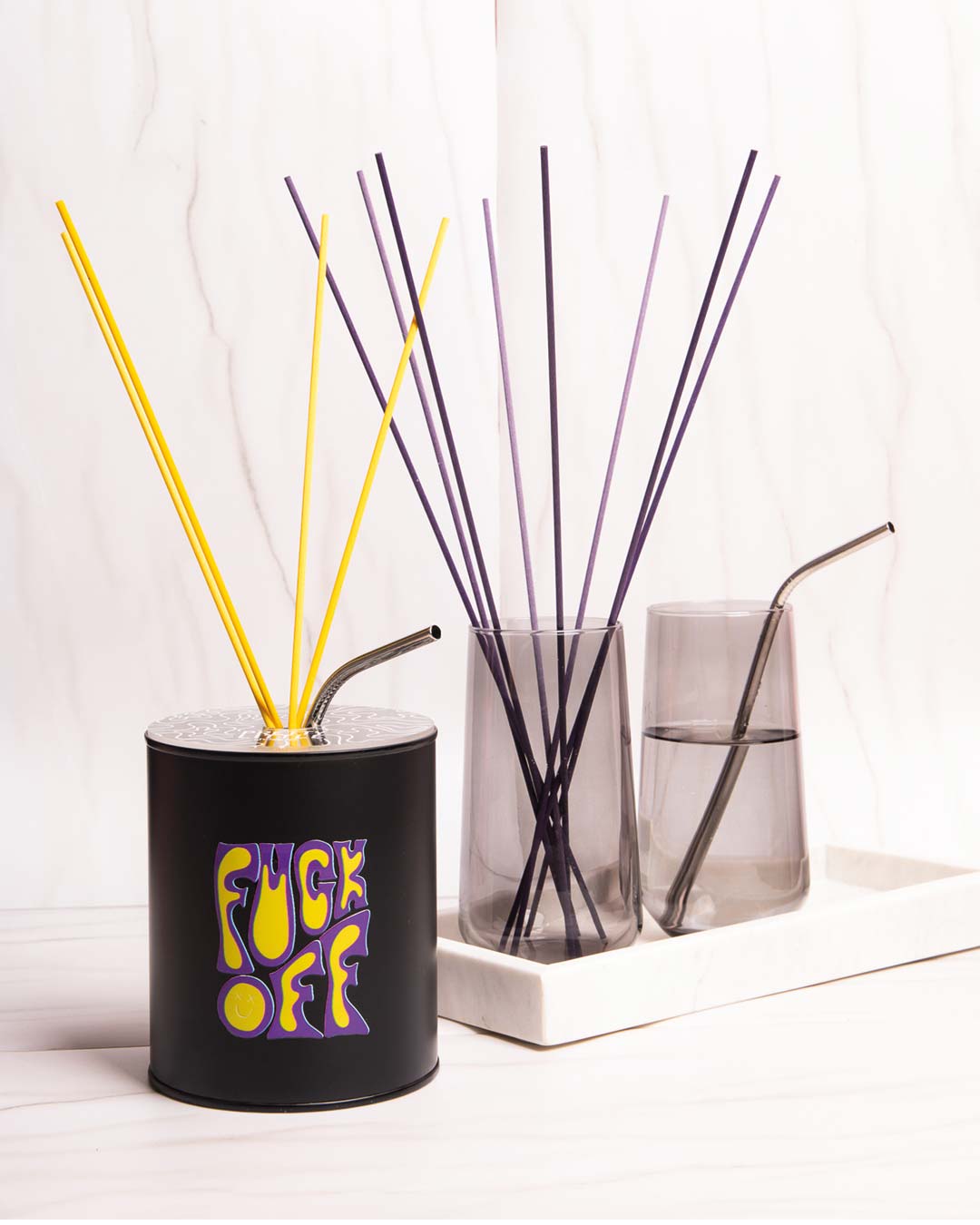 Profumatore - " F**k OFF " Nero / Giallo
