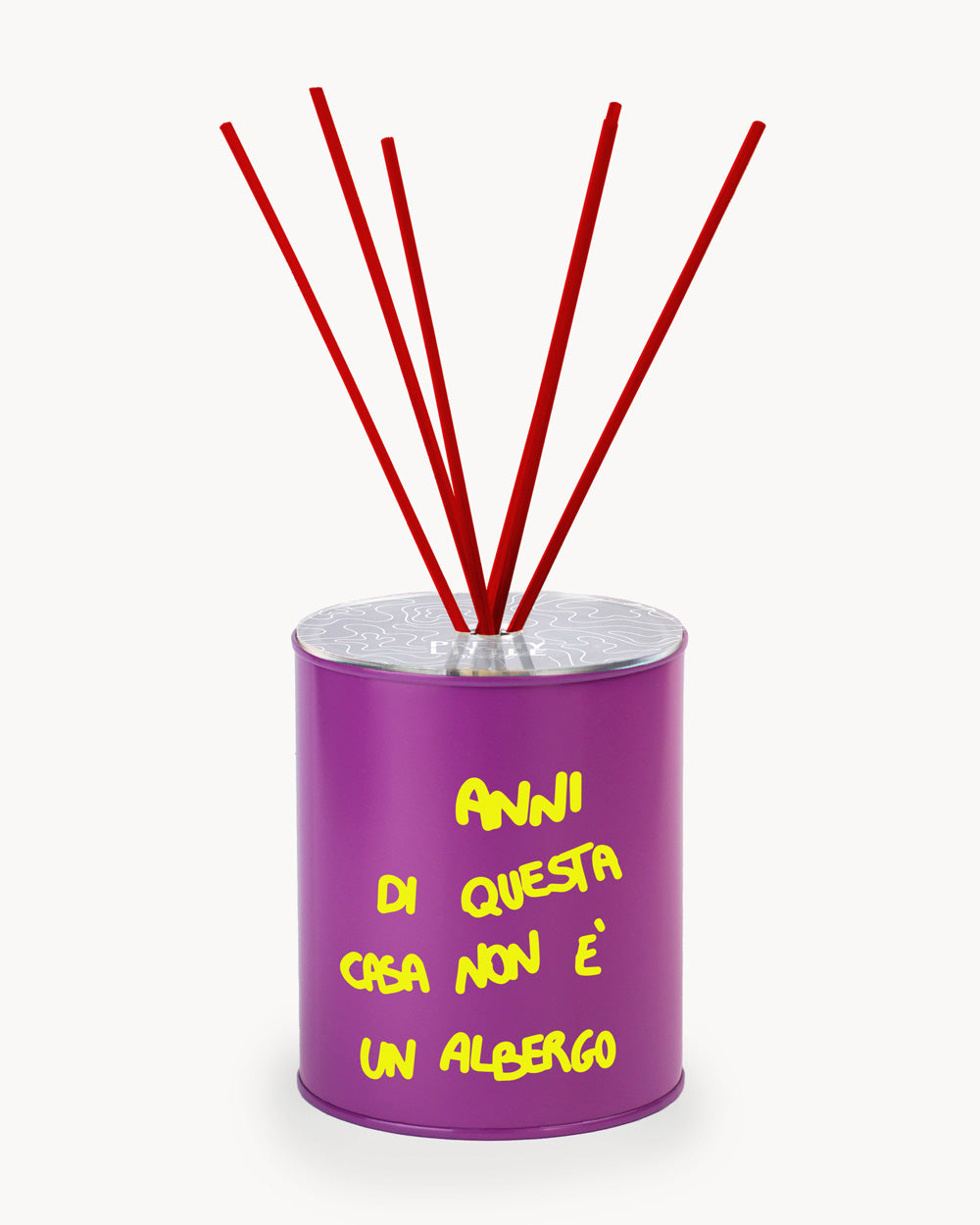 Profumatore - "Questa casa non è un albergo" - Viola / Giallo