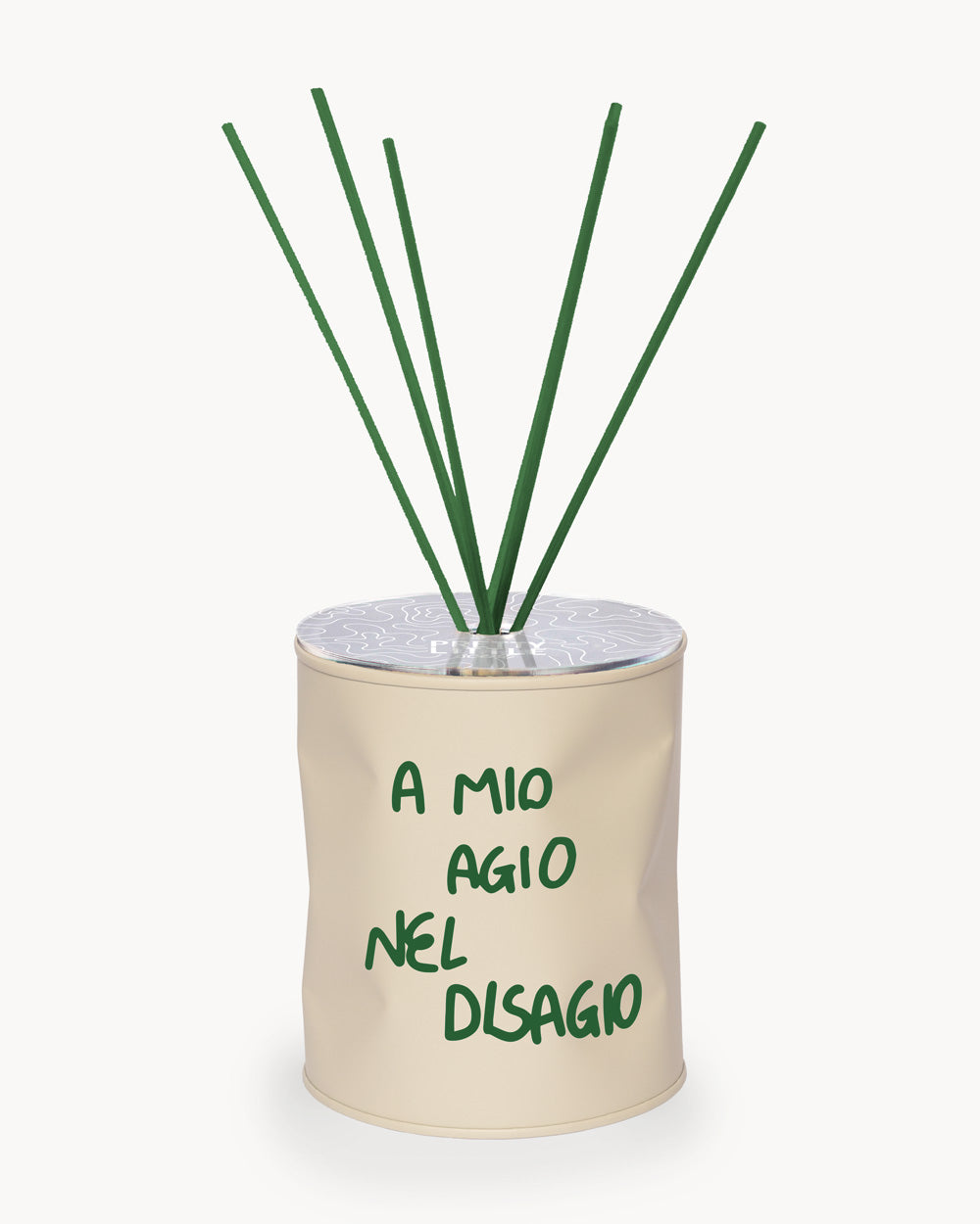 Profumatore - "A mio agio nel disagio" - Beige / Verde