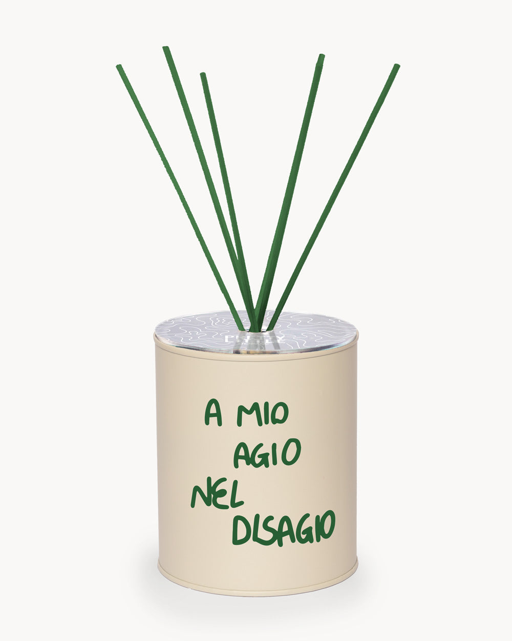 Profumatore - "A mio agio nel disagio" - Beige / Verde