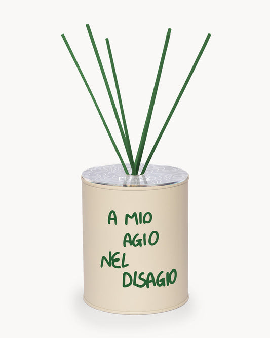 Profumatore - "A mio agio nel disagio" - Beige / Verde