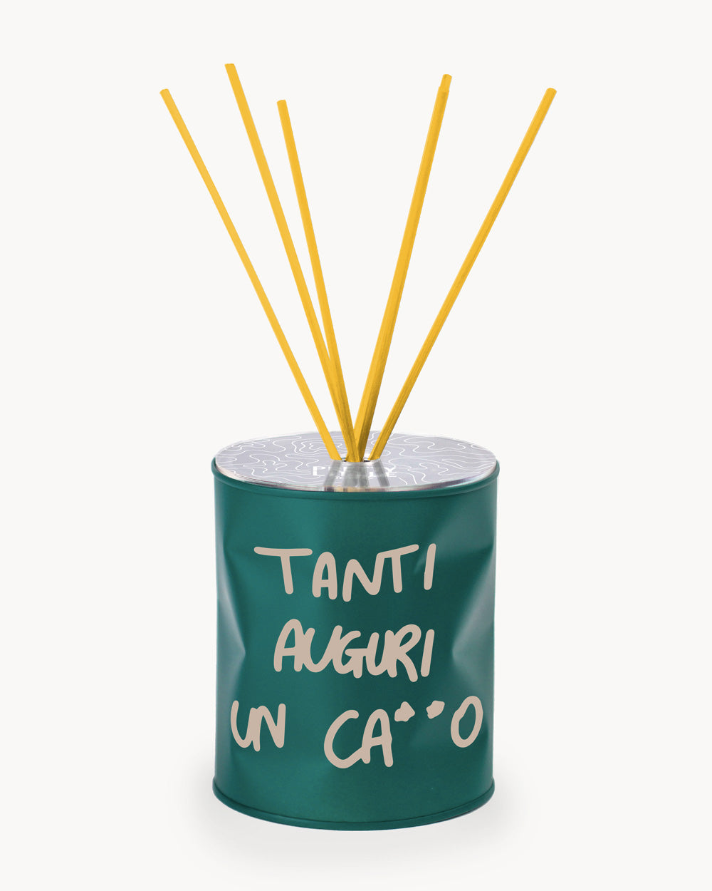 Profumatore - "Tanti auguri un ca**o" - Verde scuro / Giallo