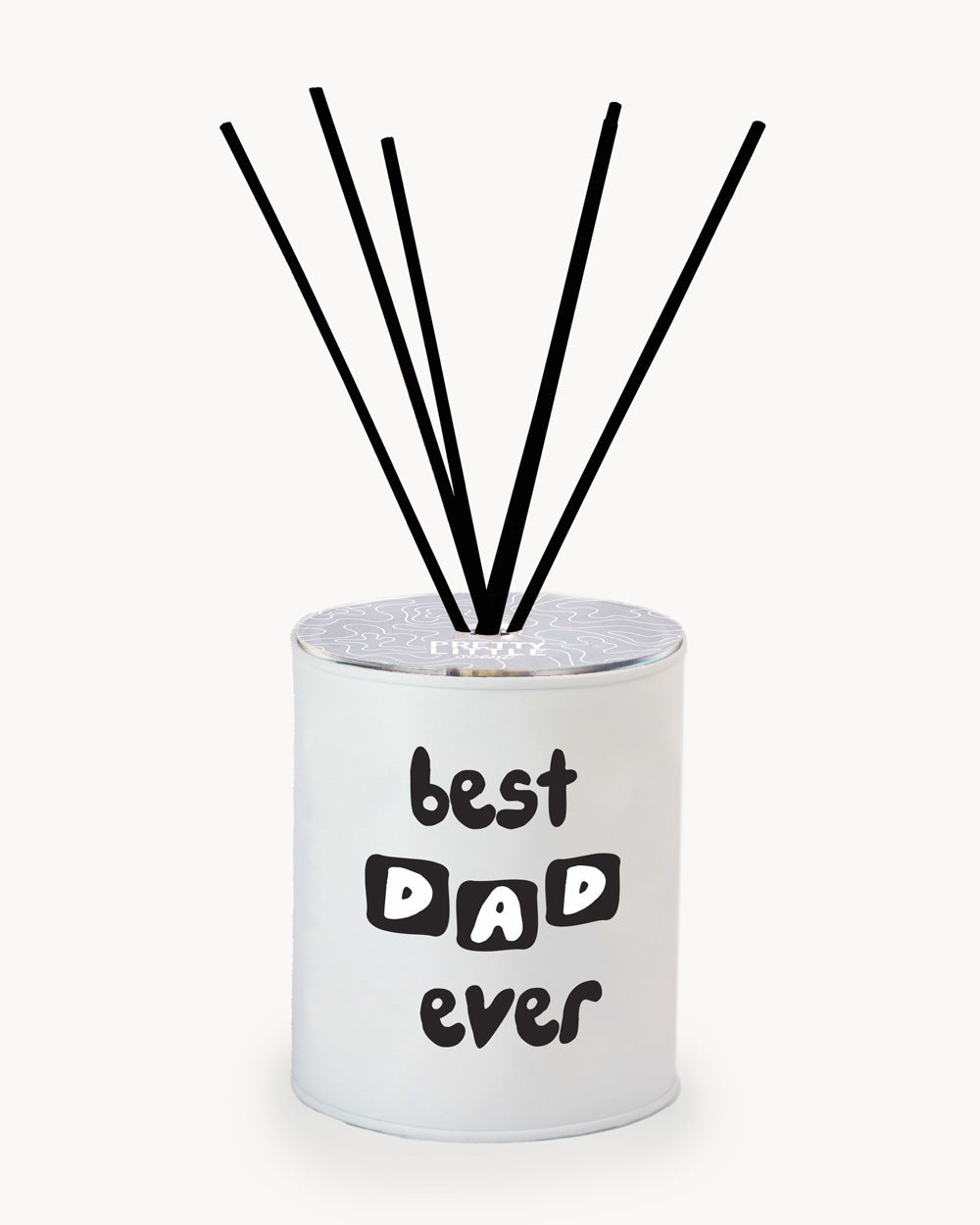 Profumatore - Best Dad Ever - Bianco / Nero