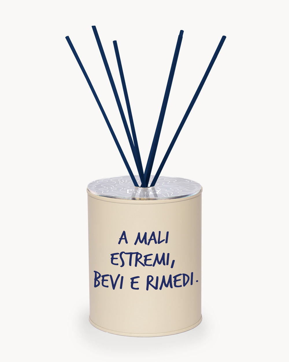 Profumatore - "A Mali Estremi, Bevi e Rimedi" - Beige / Navy