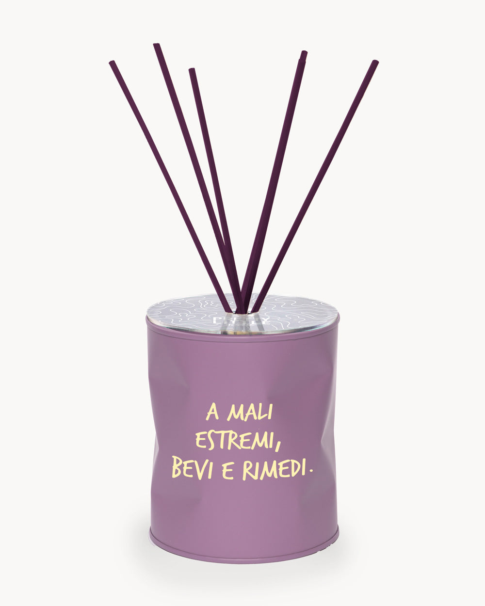 Profumatore - "A Mali Estremi, Bevi e Rimedi" - Malva / Viola