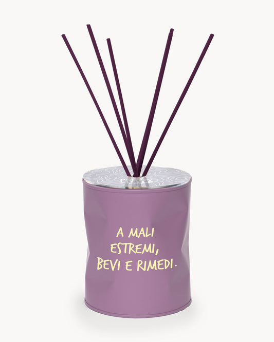 Profumatore - "A Mali Estremi, Bevi e Rimedi" - Malva / Viola