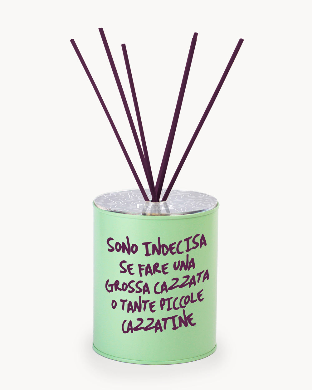 Profumatore - "Sono Indecisa" - Off wh / Viola