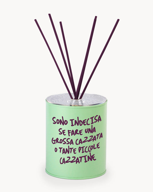 Profumatore - "Sono Indecisa" - Off wh / Viola