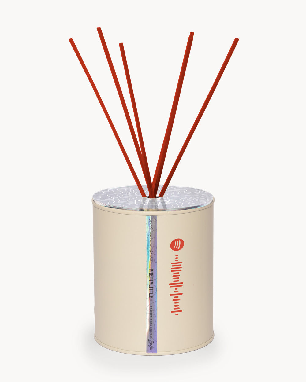 Profumatore - "E sento il cuore a mille" - Beige / Rosso