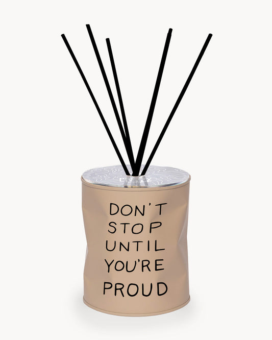 Profumatore - "Don't stop until you're proud" - Sabbia / Nero
