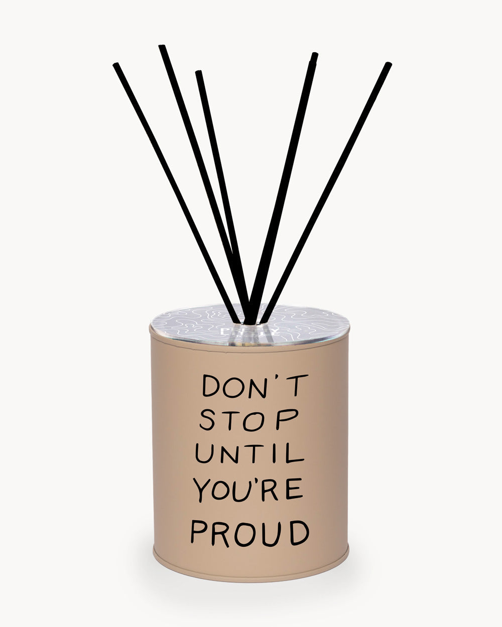 Profumatore - "Don't stop until you're proud" - Sabbia / Nero