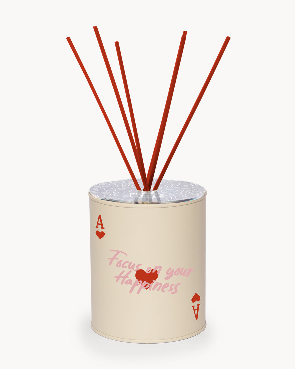 Profumatore - Focus On Your Happiness - Beige / Rosso