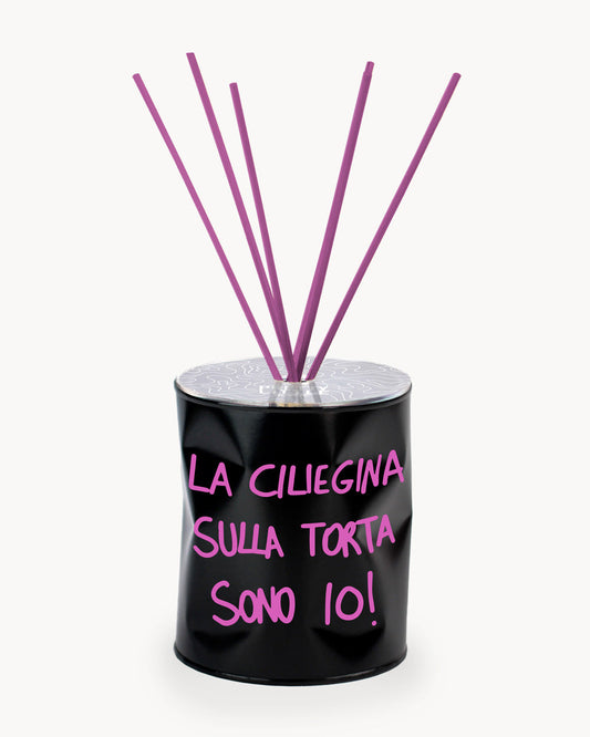 Profumatore - "La Ciliegina Sulla Torta Sono Io" - Nero / Magenta