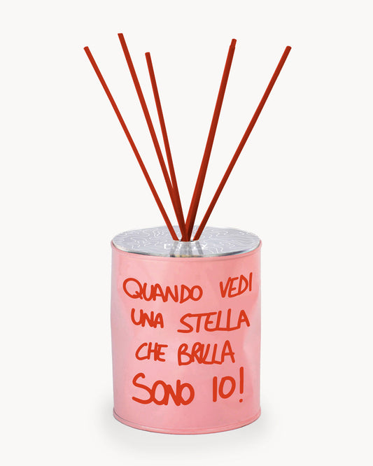 Profumatore - "Quando Vedi Una Stella Che Brilla Sono Io" - Rosa / Rosso