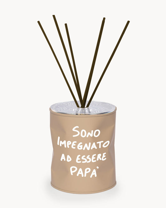 Profumatore - "Sono impegnato ad essere papà" - Sabbia / Marrone