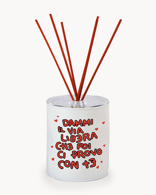 Profumatore - Dammi Il Via Libera - Bianco / Rosso