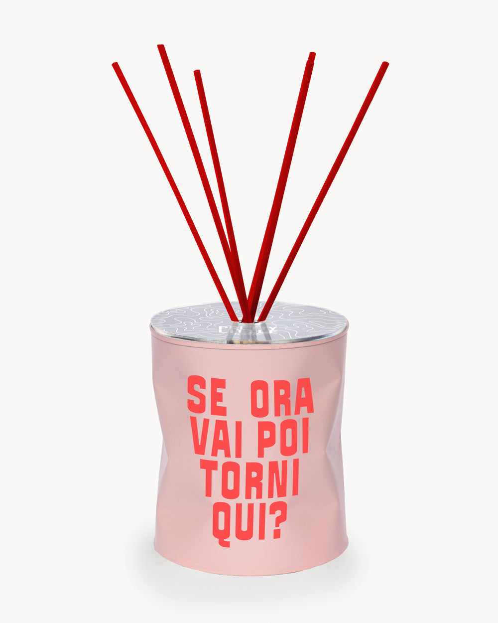 Profumatore - "Se ora vai poi torni qui?" - Rosa / Rosso