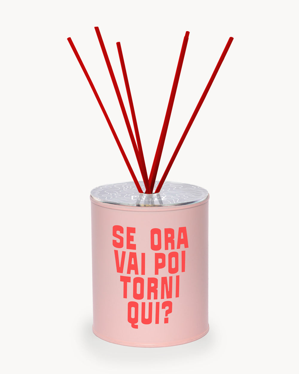 Profumatore - "Se ora vai poi torni qui?" - Rosa / Rosso