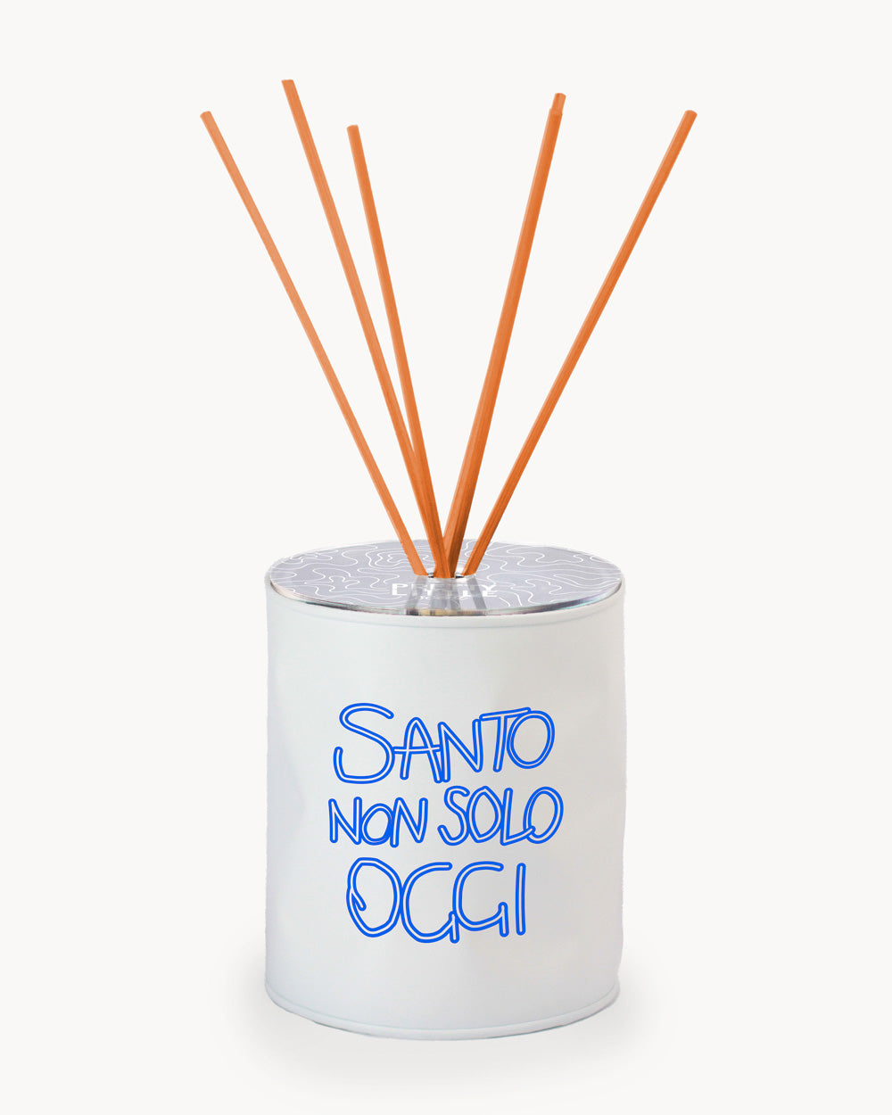 Profumatore - "Santo non solo oggi" - Bianco Arancio
