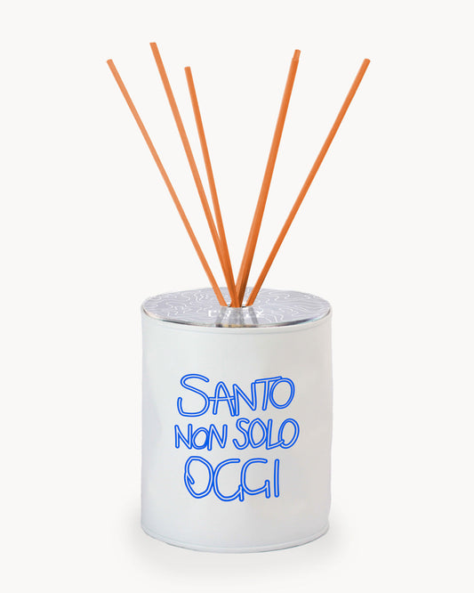 Profumatore - "Santo non solo oggi" - Bianco Arancio