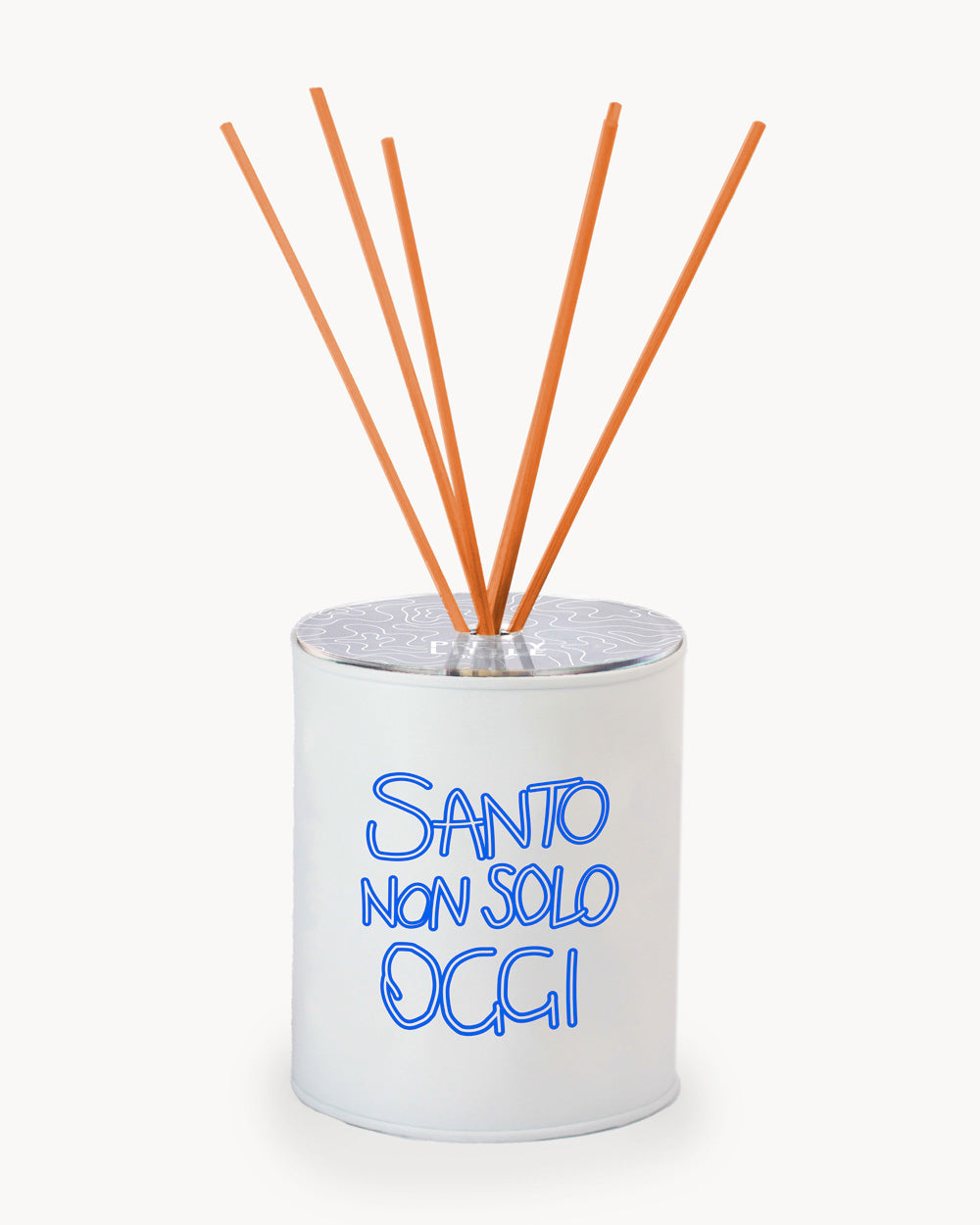 Profumatore - "Santo non solo oggi" - Bianco Arancio
