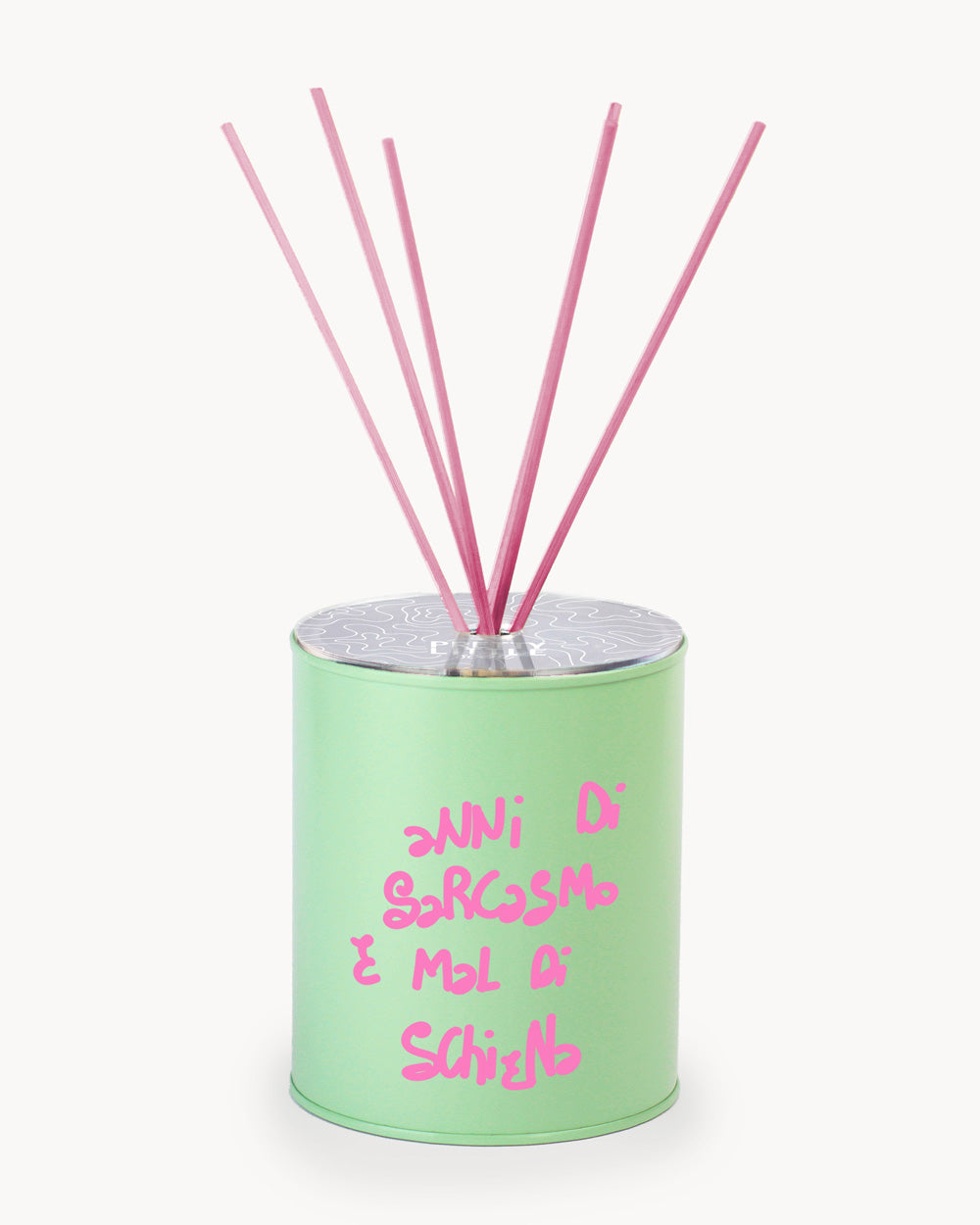 Profumatore - "Sarcasmo e Mal di Schiena" - Off wh / Rosa