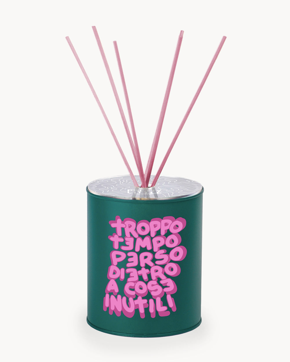 Profumatore - "Troppo Tempo Perso" - Verde scuro / Rosa