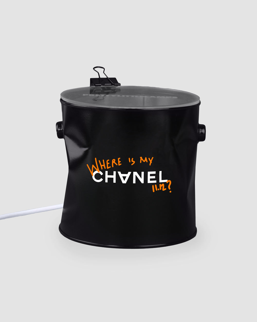 Lampada - Where is my "CHANEL" Nero / Arancio