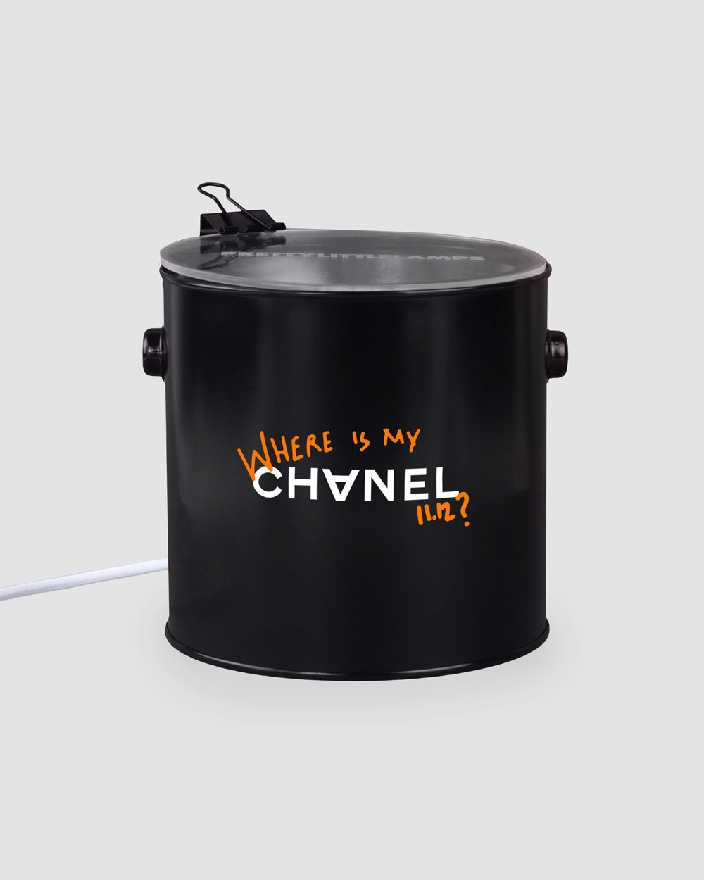 Lampada - Where is my "CHANEL" Nero / Arancio